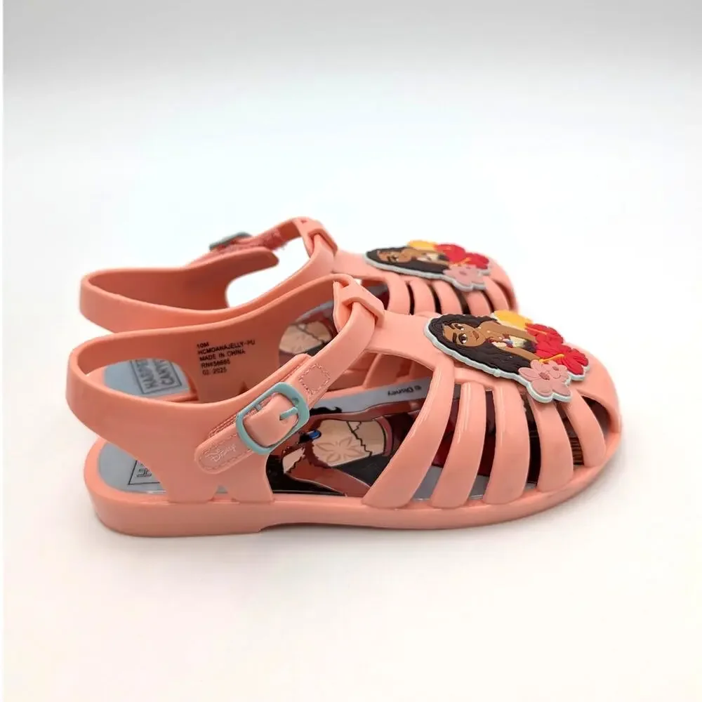 Harper Canyon Moana Disney Jelly Sandals Closed Toe Kids' Orange Size US10M
